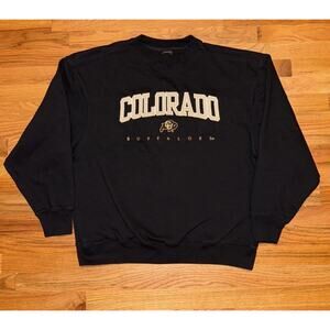 Colorado University Buffaloes Buffs Vintage Cadre Athletic Sweatshirt Size Large